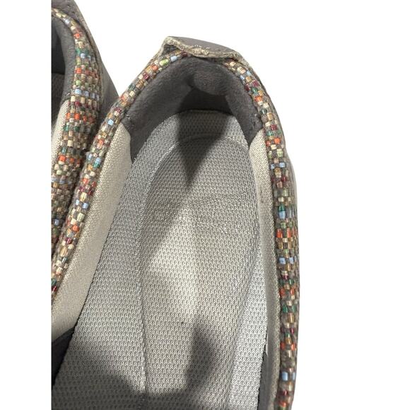 Dansko Belle Round Toe Slip On Flat Womens Size 8 38 4700212424 Beige Multi - Picture 2 of 7